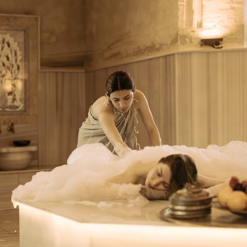 Kapadokya Mağara hamam köpük masajı